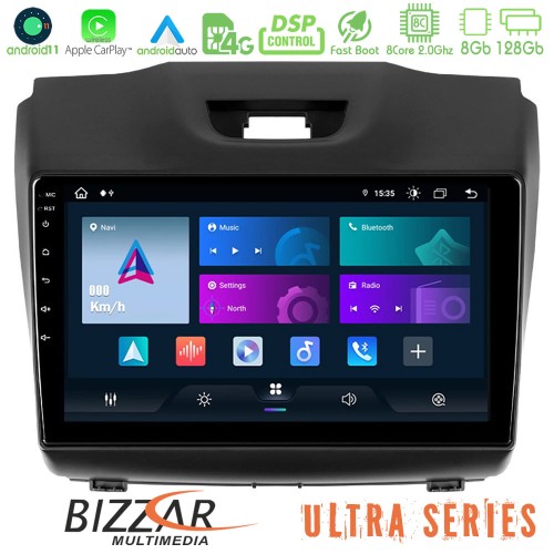 Bizzar Ultra Series Isuzu D-MAX 2012-2019 8core Android11 8+128GB Navigation Multimedia Tablet 9 Bizzar Ultra Series Isuzu D-MAX 2012-2019 8core Android11 8+128GB Navigation Multimedia Tablet 9