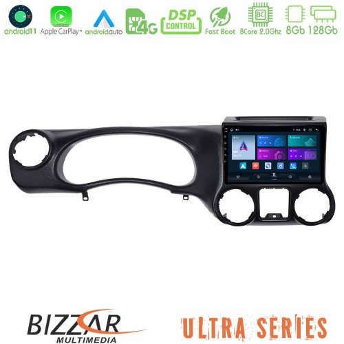 Bizzar Ultra Series Jeep Wrangler 2011-2014 8Core Android11 8+128GB Navigation Multimedia Tablet 9 Bizzar Ultra Series Jeep Wrangler 2011-2014 8Core Android11 8+128GB Navigation Multimedia Tablet 9