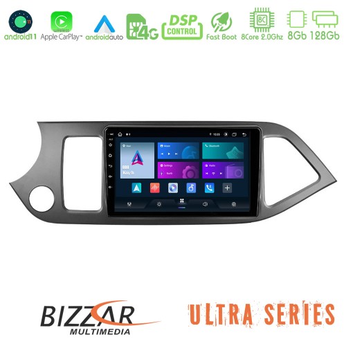 Bizzar Ultra Series Kia Picanto 8core Android11 8+128GB Navigation Multimedia Tablet 9 Bizzar Ultra Series Kia Picanto 8core Android11 8+128GB Navigation Multimedia Tablet 9