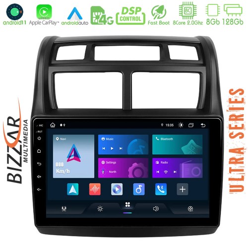 Bizzar Ultra Series Kia Sportage 2005-2008 8core Android11 8+128GB Navigation Multimedia Tablet 9 Bizzar Ultra Series Kia Sportage 2005-2008 8core Android11 8+128GB Navigation Multimedia Tablet 9