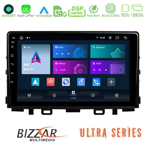 Bizzar Ultra Series Kia Stonic 8core Android11 8+128GB Navigation Multimedia Tablet 9 Bizzar Ultra Series Kia Stonic 8core Android11 8+128GB Navigation Multimedia Tablet 9