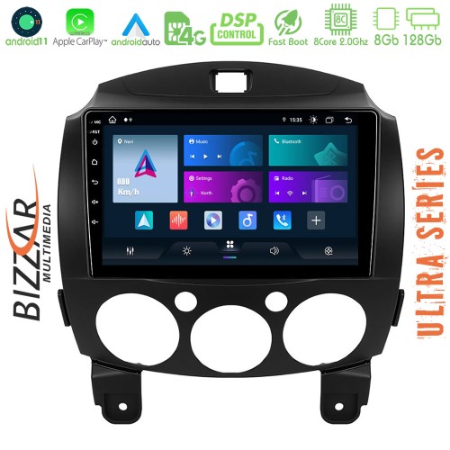 Bizzar Ultra Series Mazda 2 2008-2014 8core Android 11 8+128GB Navigation Multimedia Tablet 9 Bizzar Ultra Series Mazda 2 2008-2014 8core Android 11 8+128GB Navigation Multimedia Tablet 9