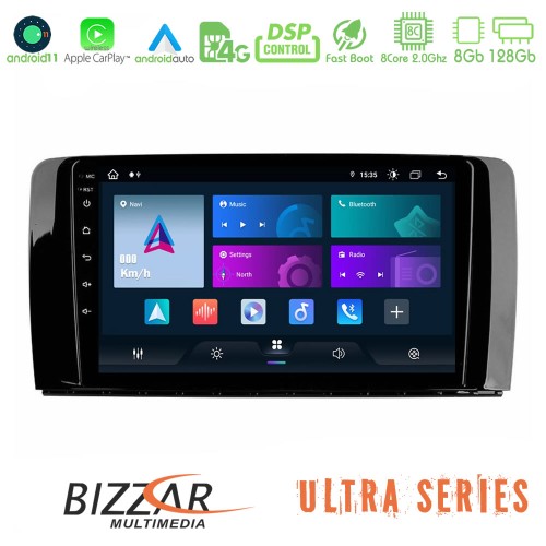 Bizzar Ultra Series Mercedes R Class 8core Android11 8+128GB Navigation Multimedia Tablet 9 Bizzar Ultra Series Mercedes R Class 8core Android11 8+128GB Navigation Multimedia Tablet 9