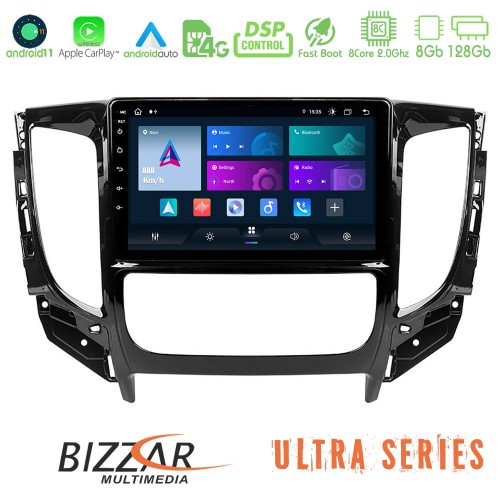 Bizzar Ultra Series Mitsubishi L200 2016> & Fiat Fullback (Auto A/C) 8core Android 11 8+128GB Navigation Multimedia Tablet 9" Bizzar Ultra Series Mitsubishi L200 2016> & Fiat Fullback (Auto A/C) 8core Android 11 8+128GB Navigation Multimedia Tablet 9"