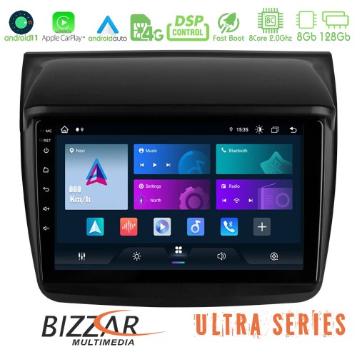 Bizzar Ultra Series Mitsubishi L200 8core Android11 8+128GB Navigation Multimedia Tablet 9 Bizzar Ultra Series Mitsubishi L200 8core Android11 8+128GB Navigation Multimedia Tablet 9