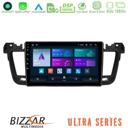 Bizzar Ultra Series Peugeot 508 2010-2018 8core Android11 8+128GB Navigation Multimedia Tablet 9 Bizzar Ultra Series Peugeot 508 2010-2018 8core Android11 8+128GB Navigation Multimedia Tablet 9