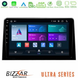 Bizzar Ultra Series Peugeot Partner / Citroën Berlingo 2020> 8Core Android11 8+128GB Navigation Multimedia Tablet 10