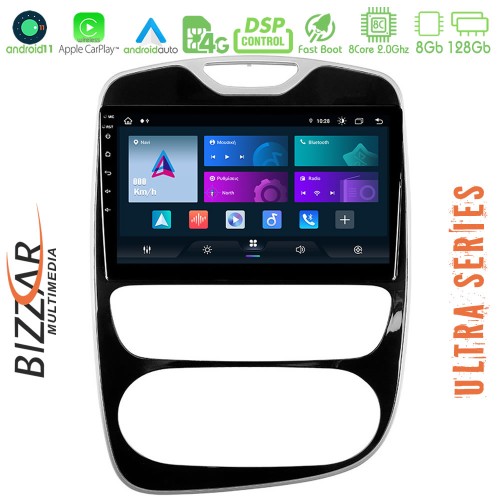 Bizzar Ultra Series Renault Clio 2016-2019 8core Android11 8+128GB Navigation Multimedia Tablet 10 Bizzar Ultra Series Renault Clio 2016-2019 8core Android11 8+128GB Navigation Multimedia Tablet 10