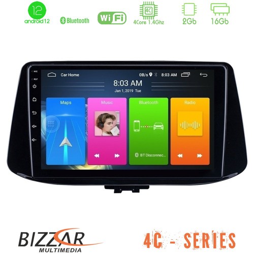 Bizzar 4C Series Hyundai i30 4Core Android12 2+16GB Navigation Multimedia Tablet 9 Bizzar 4C Series Hyundai i30 4Core Android12 2+16GB Navigation Multimedia Tablet 9