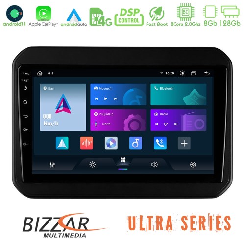 Bizzar Ultra Series Suzuki Ignis 8core Android11 8+128GB Navigation Multimedia Tablet 9 Bizzar Ultra Series Suzuki Ignis 8core Android11 8+128GB Navigation Multimedia Tablet 9