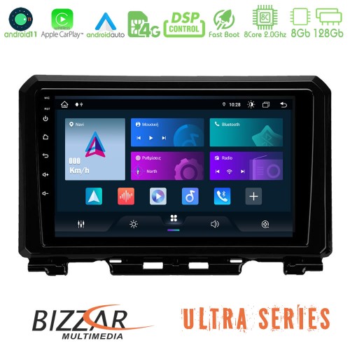 Bizzar Ultra Series Suzuki Jimny 2018-2022 8core Android11 8+128GB Navigation Multimedia Tablet 9 Bizzar Ultra Series Suzuki Jimny 2018-2022 8core Android11 8+128GB Navigation Multimedia Tablet 9