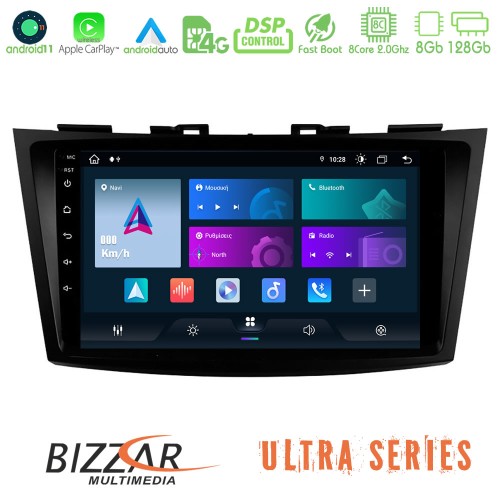 Bizzar Ultra Series Suzuki Swift 2011-2016 8core Android11 8+128GB Navigation Multimedia Tablet 9 Bizzar Ultra Series Suzuki Swift 2011-2016 8core Android11 8+128GB Navigation Multimedia Tablet 9
