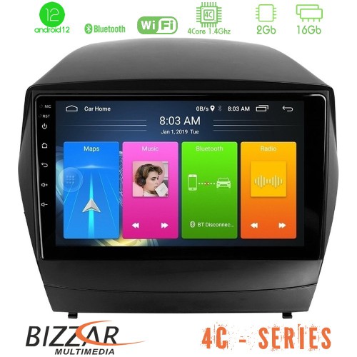 Bizzar 4C Series Hyundai IX35 Auto A/C 4Core Android12 2+16GB Navigation Multimedia Tablet 9 Bizzar 4C Series Hyundai IX35 Auto A/C 4Core Android12 2+16GB Navigation Multimedia Tablet 9