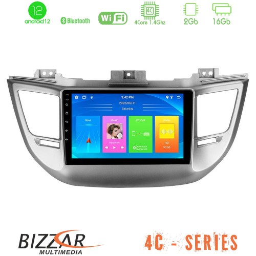 Bizzar 4C Series Hyundai Tucson 2015-2018 4Core Android12 2+16GB Navigation Multimedia Tablet 9 Bizzar 4C Series Hyundai Tucson 2015-2018 4Core Android12 2+16GB Navigation Multimedia Tablet 9