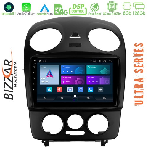 Bizzar Ultra Series VW Beetle 8core Android11 8+128GB Navigation Multimedia Tablet 9