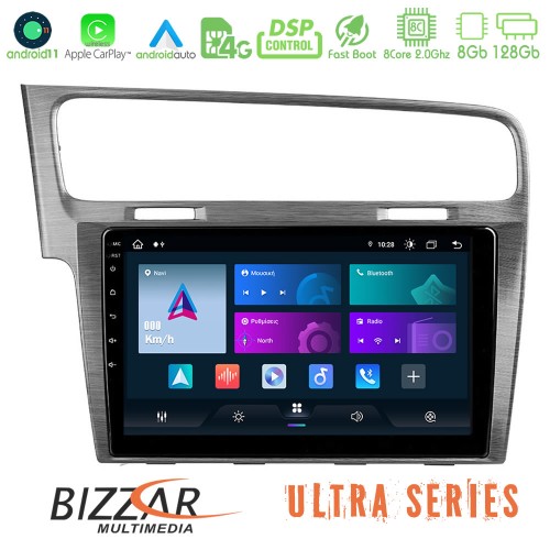 Bizzar Ultra Series VW GOLF 7 8core Android11 8+128GB Navigation Multimedia Tablet 10