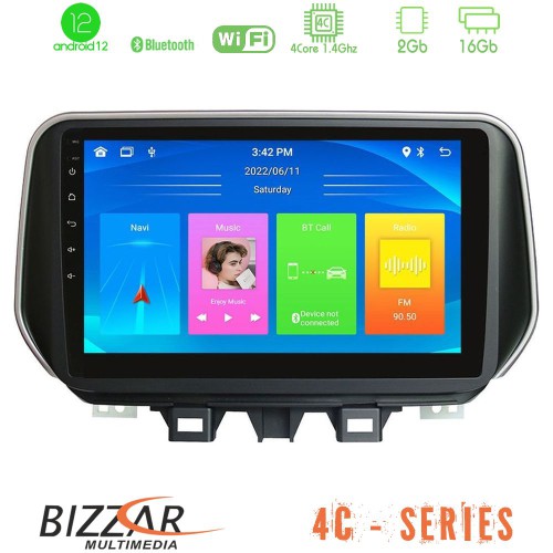 Bizzar 4C Series Hyundai Tucson 2019> 4Core Android12 2+16GB Navigation Multimedia Tablet 9 Bizzar 4C Series Hyundai Tucson 2019> 4Core Android12 2+16GB Navigation Multimedia Tablet 9