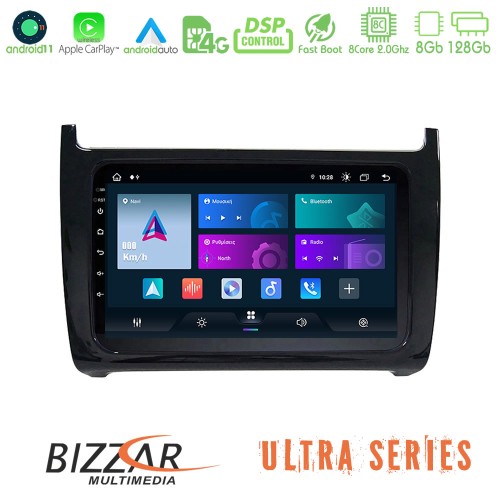 Bizzar Ultra Series Vw Polo 8core Android11 8+128GB Navigation Multimedia Tablet 9