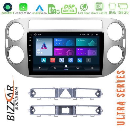 Bizzar Ultra Series VW Tiguan 8core Android11 8+128GB Navigation Multimedia Tablet 9