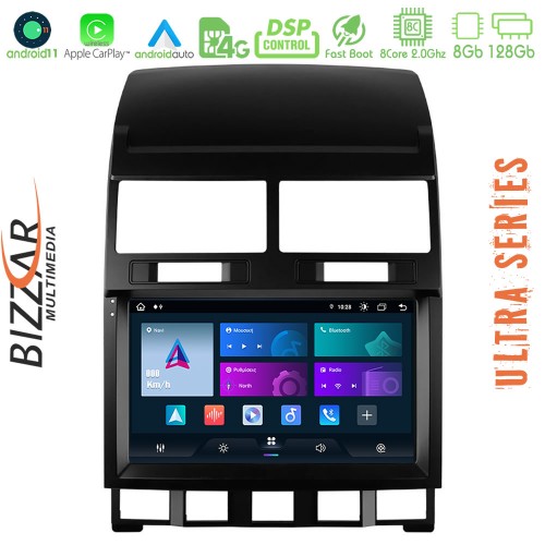Bizzar Ultra Series VW Touareg 2002 – 2010 8core Android11 8+128GB Navigation Multimedia Tablet 9
