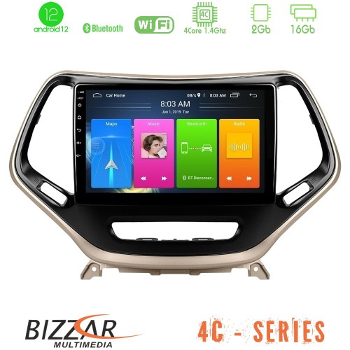 Bizzar 4C Series Jeep Cherokee 2014-2019 4Core Android12 2+16GB Navigation Multimedia Tablet 9 Bizzar 4C Series Jeep Cherokee 2014-2019 4Core Android12 2+16GB Navigation Multimedia Tablet 9