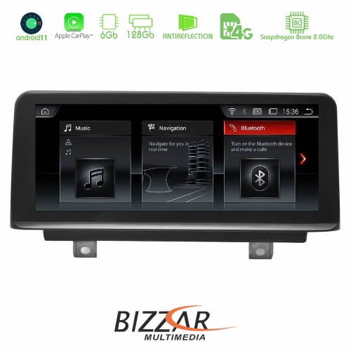 BMW 2 series F45 Active Tourer Android11 (6+128GB) Navigation Multimedia 8.8″ Black Panel