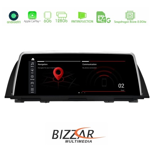 BMW 5 Series F10/F11 CIC Android11 (6+128GB) Navigation Multimedia 10.25″ HD Black Panel BMW 5 Series F10/F11 CIC Android11 (6+128GB) Navigation Multimedia 10.25″ HD Black Panel