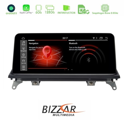 BMW X5 & X6 Android 11 (6+128GB) Navigation Multimedia 10.25
