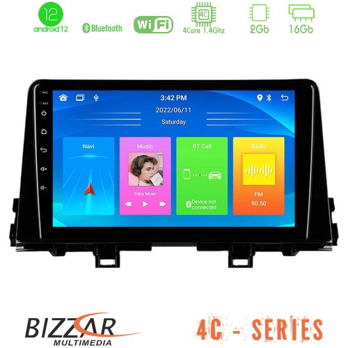 Bizzar 4C Series Kia Picanto 2017-2021 4Core Android12 2+16GB Navigation Multimedia Tablet 9 Bizzar 4C Series Kia Picanto 2017-2021 4Core Android12 2+16GB Navigation Multimedia Tablet 9