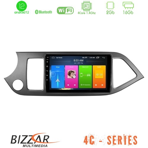 Bizzar 4C Series Kia Picanto 4Core Android12 2+16GB Navigation Multimedia Tablet 9 Bizzar 4C Series Kia Picanto 4Core Android12 2+16GB Navigation Multimedia Tablet 9