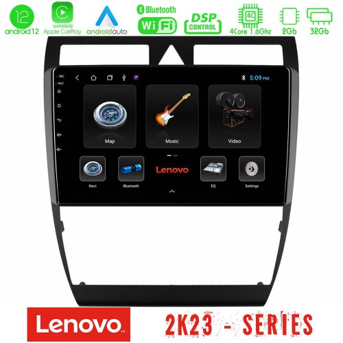 Lenovo Car Pad Audi A6 (C5) 1997-2004 4Core Android12 2+32GB Navigation Multimedia Tablet 9