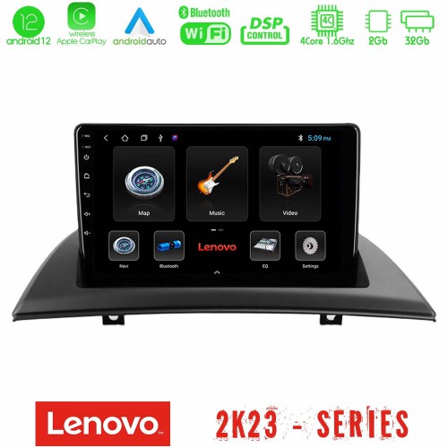 Lenovo Car Pad BMW E83 4Core Android12 2+32GB Navigation Multimedia Tablet 9