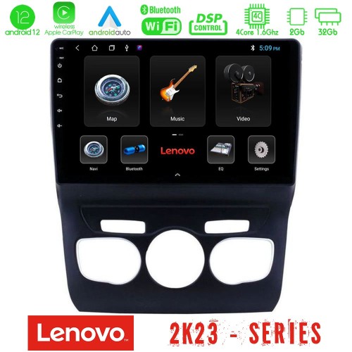 Lenovo Car Pad Citroen C4L 4Core Android12 2+32GB Navigation Multimedia Tablet 10