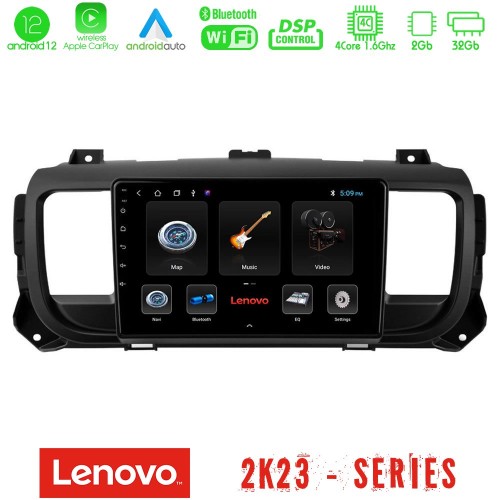 Lenovo Car Pad Citroen/Peugeot/Opel/Toyota 4Core Android12 2+32GB Navigation Multimedia Tablet 9