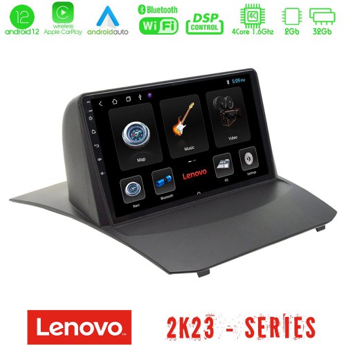 Lenovo Car Pad Ford Fiesta 2008-2013 4Core Android12 2+32GB Navigation Multimedia 9