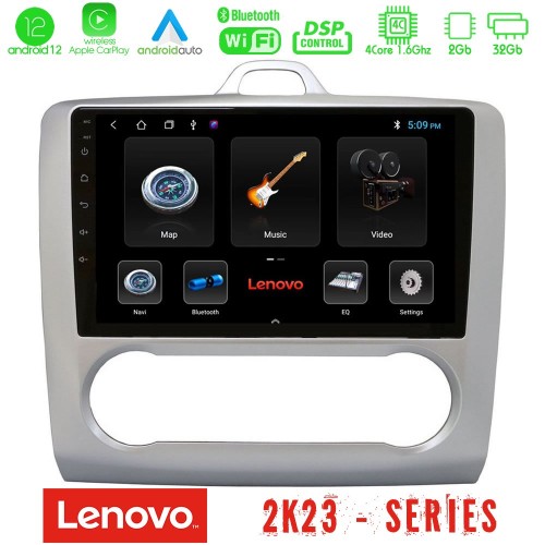 Lenovo Car Pad Ford Focus Auto AC 4Core Android12 2+32GB Navigation Multimedia 9
