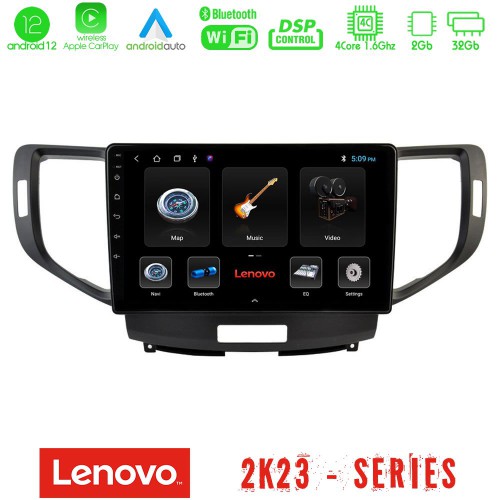 Lenovo Car Pad Honda Accord 2008-2015 4Core Android12 2+32GB Navigation Multimedia Tablet 9