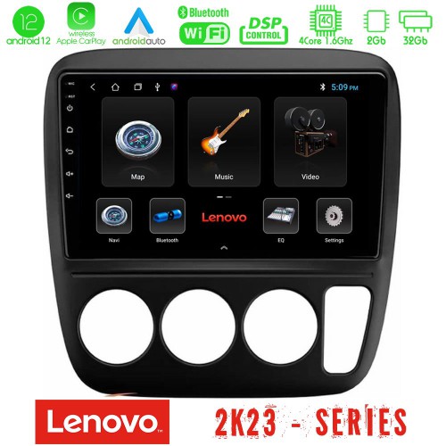 Lenovo Car Pad Honda CRV 1997-2001 4Core Android12 2+32GB Navigation Multimedia Tablet 9