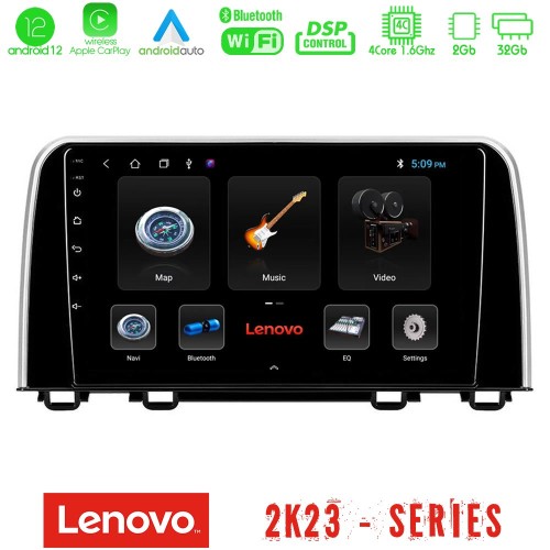 Lenovo Car Pad Honda CR-V 2019> 4Core Android12 2+32GB Navigation Multimedia Tablet 10