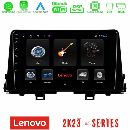 Lenovo Car Pad Kia Picanto 2017-2021 4Core Android12 2+32GB Navigation Multimedia Tablet 9