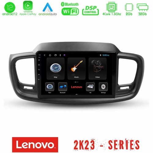 Lenovo Car Pad Kia Sorento 2018-2021 4Core Android12 2+32GB Navigation Multimedia Tablet 9