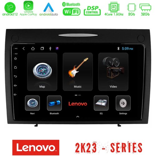 Lenovo Car Pad Mercedes SLK Class 4Core Android12 2+32GB Navigation Multimedia Tablet 9