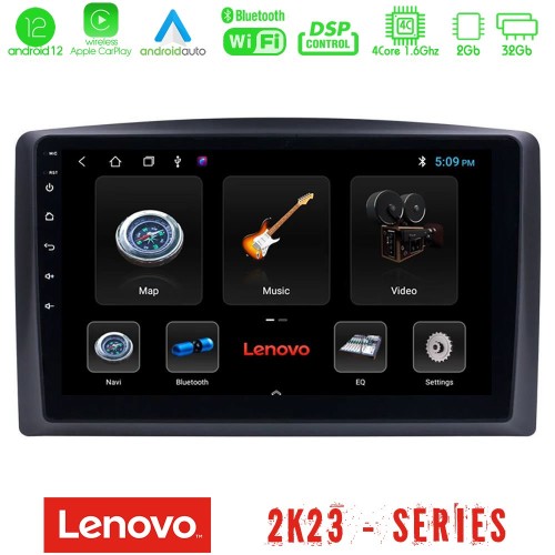 Lenovo Car Pad Mercedes Vito 2015-2021 4Core Android12 2+32GB Navigation Multimedia Tablet 10