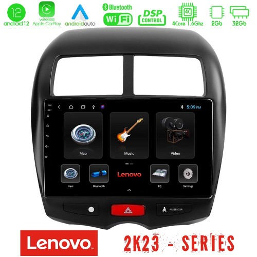 Lenovo Car Pad Mitsubishi ASX 4Core Android12 2+32GB Navigation Multimedia Tablet 10