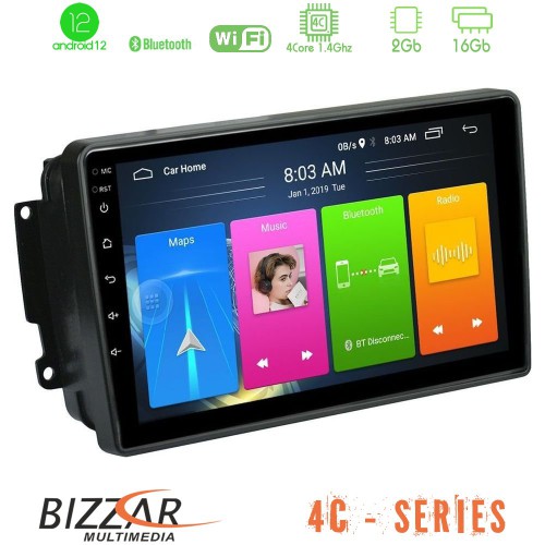 Bizzar 4C Series Mercedes C/CLK Class (W203/W209) 4Core Android12 2+16GB Navigation Multimedia Tablet 9 Bizzar 4C Series Mercedes C/CLK Class (W203/W209) 4Core Android12 2+16GB Navigation Multimedia Tablet 9