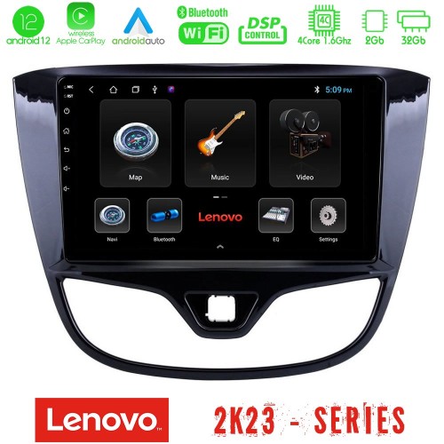 Lenovo Car Pad Opel Karl 2015-2019 4Core Android12 2+32GB Navigation Multimedia Tablet 9