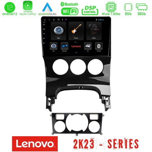 Lenovo Car Pad Peugeot 3008 AUTO A/C 4Core Android12 2+32GB Navigation Multimedia Tablet 9