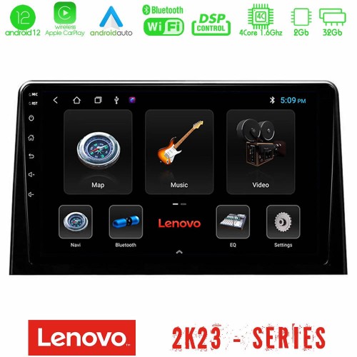 Lenovo Car Pad Peugeot Partner / Citroën Berlingo 2020> 4Core Android12 2+32GB Navigation Multimedia Tablet 10
