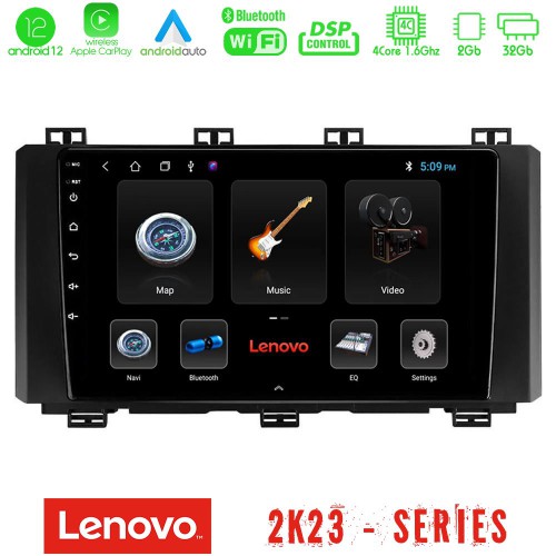 Lenovo Car Pad Seat Ateca 2017-2021 4Core Android12 2+32GB Navigation Multimedia Tablet 9