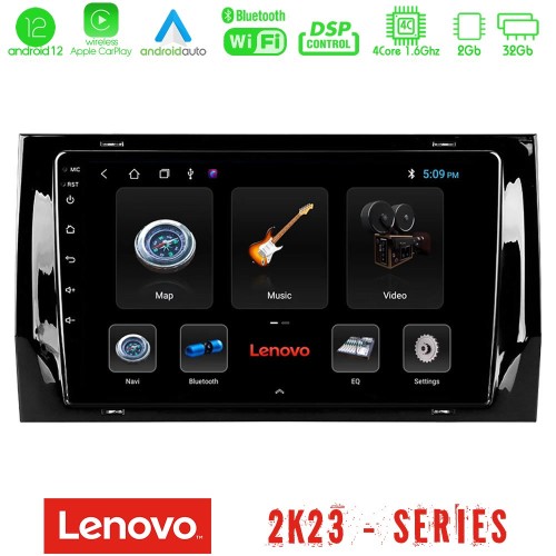 Lenovo Car Pad Skoda Kodiaq 2017> 4Core Android12 2+32GB Navigation Multimedia Tablet 10